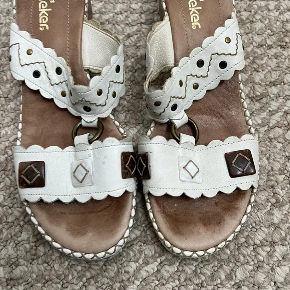 Rieker sandals white size  40 - Picture 2 of 9